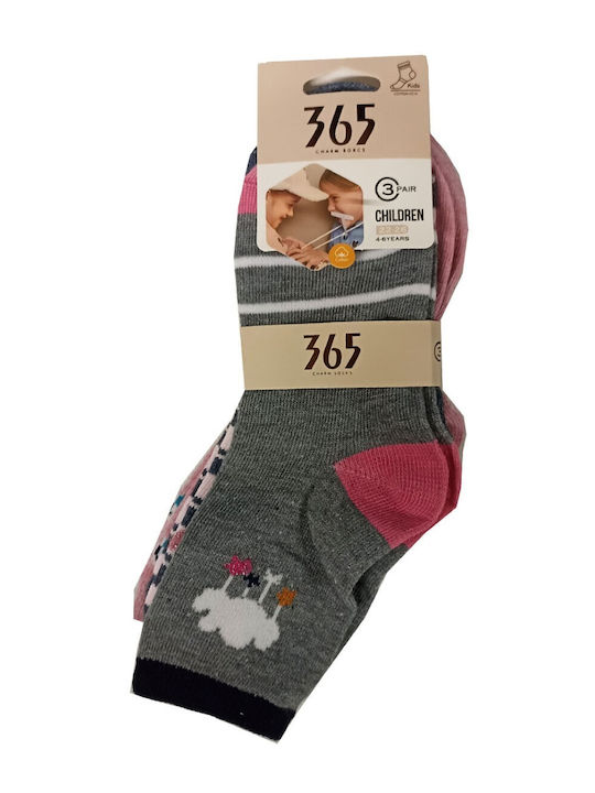 Join Kindersocken Pink - Grey 3 Paar