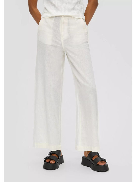 Damen Stoff Hose White