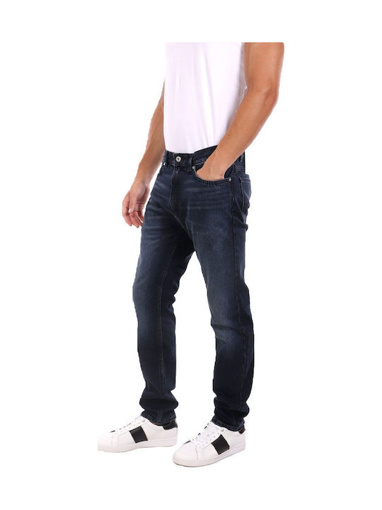 Brody Men's Jeans Pants With Slim Tapered Fit Blue