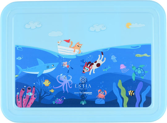 Estia Save The Aegean Plastic Kids' Lunch Set 1.33lt Ocean Play x x 4.5cm