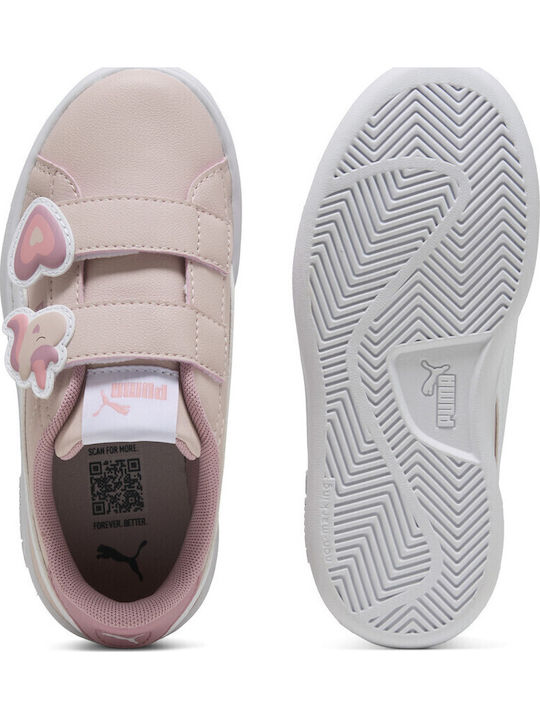 Smash 3.0 Kids Sneakers with Scratch Pink