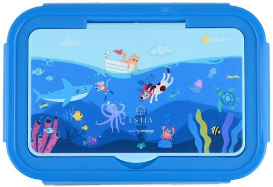 Estia Save The Aegean Plastic Kids' Lunch Set 1.4lt Ocean Play x x 7cm