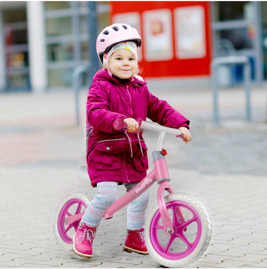 MalPlay Bicicletă de Echilibru pentru Copii Roz 109977