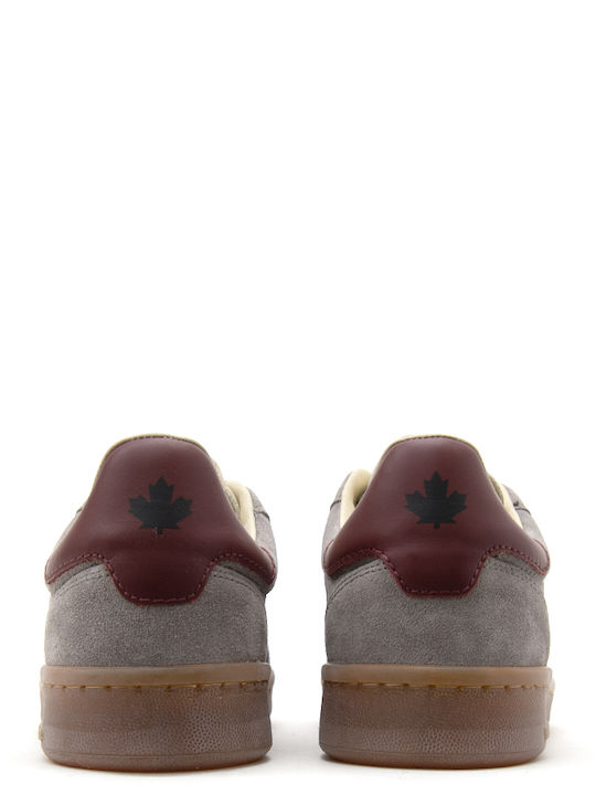 Sneakers Γκρι-μπορντω