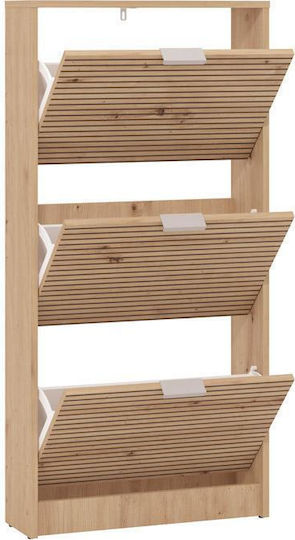 Base 13 Plastic Shoe Organizer Black 58x18x119cm