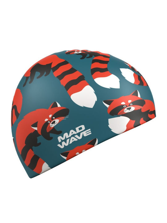 Mada Wave Swimming Cap Racoons Mad Wave Multi Mada Wave Swimming Cap Racoons Mad Wave Multi