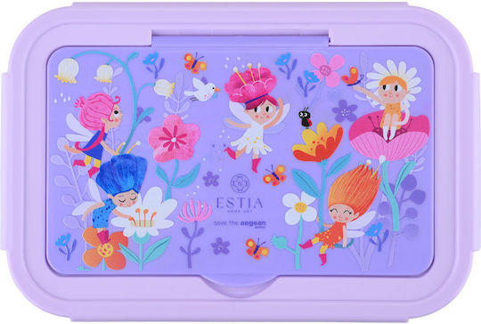 Estia Save The Aegean Plastic Kids' Lunch Set 1.4lt Fairy Tales x x 7cm