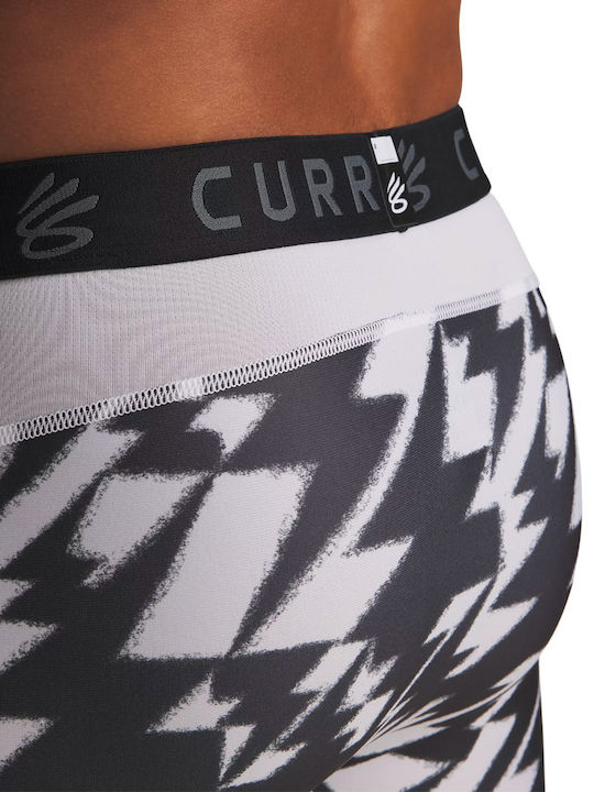 Under Armour Curry Ανδρικό Ισοθερμικό Σορτς Compression Λευκό