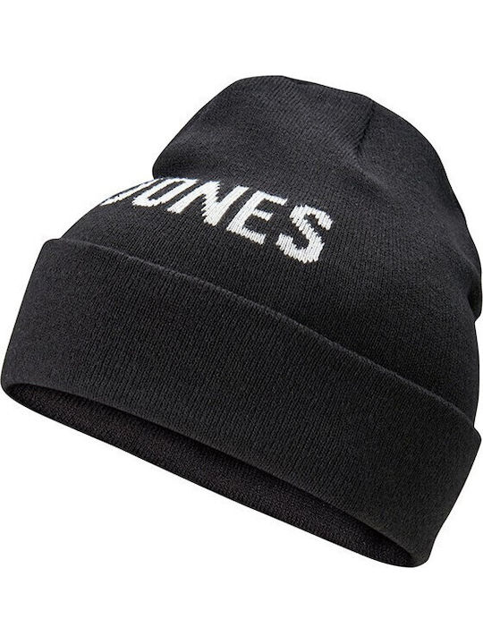Beanie Ανδρικός Σκούφος Πλεκτός σε Μαύρο χρώμα