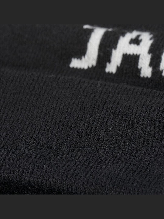 Beanie Ανδρικός Σκούφος Πλεκτός σε Μαύρο χρώμα