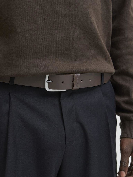Herren Gürtel Leder Braun