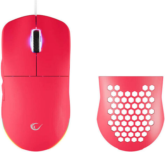 Rampage Blink RGB Gaming Mouse 12800 DPI Pink