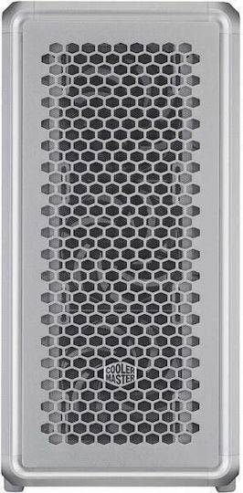 CoolerMaster Masterframe 600 Gaming Midi Tower Κουτί Υπολογιστή με Πλαϊνό Παράθυρο Ασημί
