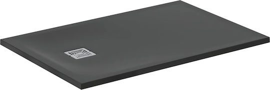 Ideal Standard Ultra Flat S+ Ορθογώνια Κεραμική Ντουζιέρα 120x90cm Μαύρη