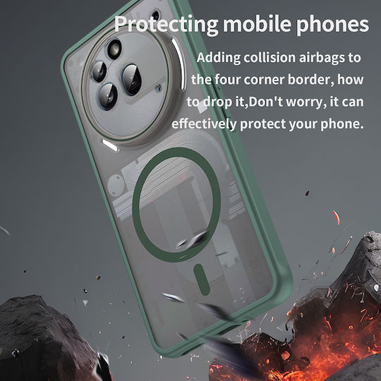 Techsuit Back Cover Plastic Verde (Nothing Phone (3a) Pro)