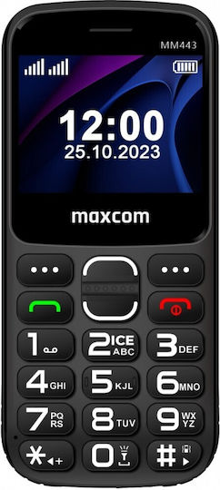 MaxCom MM443L Dual SIM Telefon Mobil cu Butoane Negru