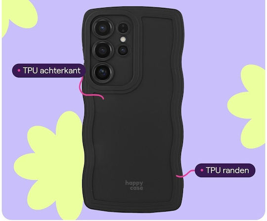HappyCase Back Cover Silicone Black (Galaxy S24 Ultra)