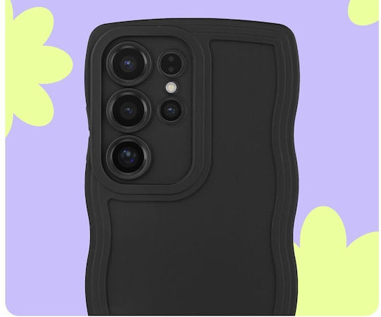 HappyCase Back Cover Silicone Black (Galaxy S24 Ultra)