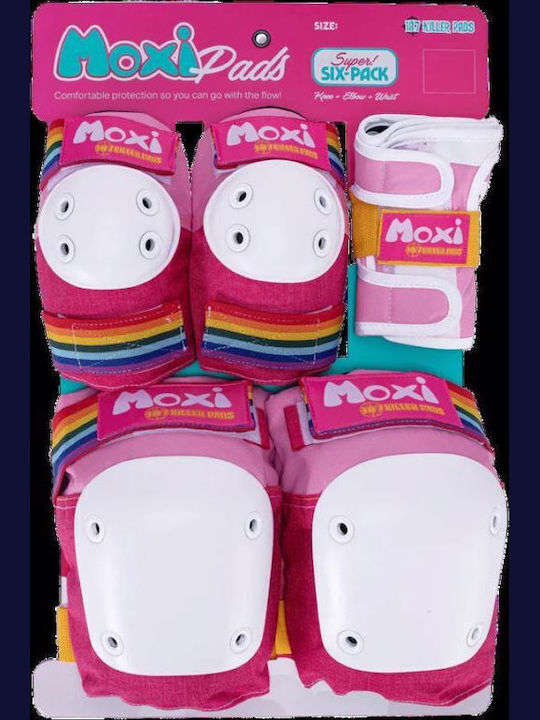 Moxi Protective Gear Set for Rollers Pink