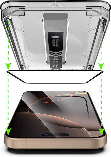 Techsuit Privacy Tempered Glass (iPhone 17 Pro Max / 16 Pro Max)