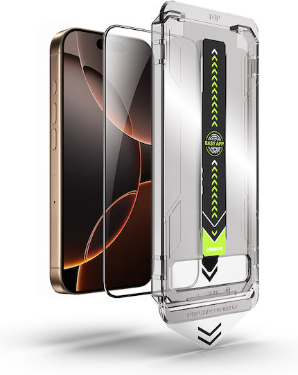 Techsuit Tempered Glass Μαύρο (iPhone 13 Pro Max)