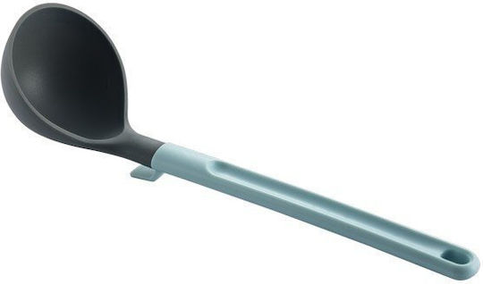 Sidirela Master Shallow Slotted Colander Spoon Made of Gray Silicone 35cm