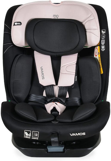Moni Vamos Baby Car Seat i-Size with Isofix Baby Pink 0-36 kg