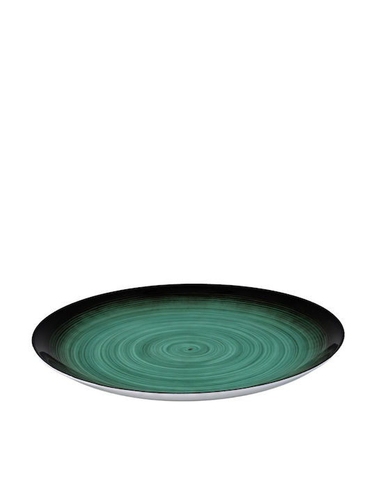 Sidirela Decoration Porcelain Salad Bowl Green 23x23cm