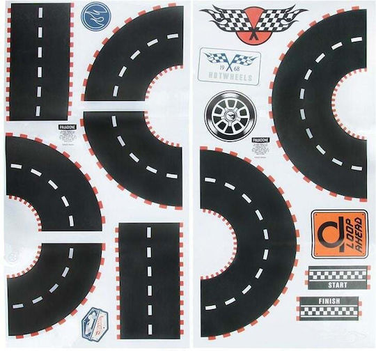 Hot Wheels Kinder Wandsticker Wand