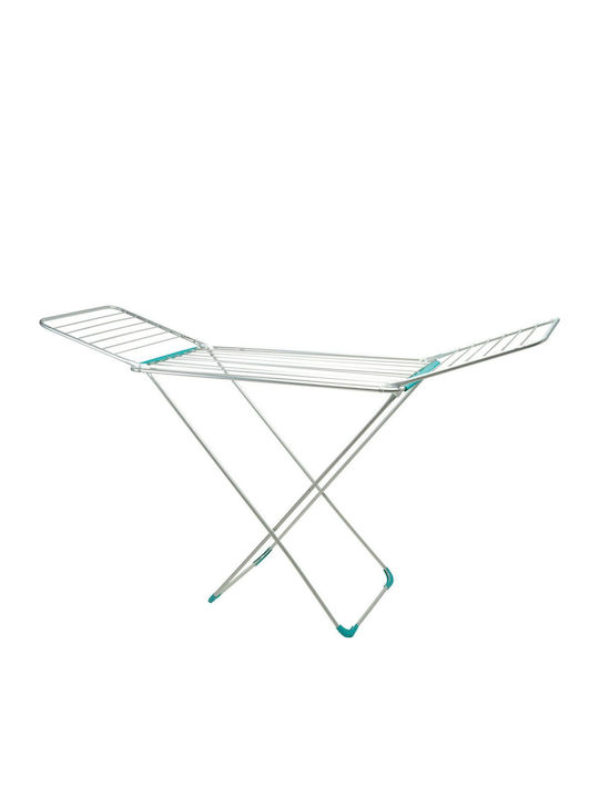 Sidirela Aluminum Folding Floor Clothes Drying Rack with Hanging Length 18m