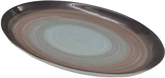 Sidirela Decoration Πιάτο Βαθύ από Πορσελάνη Καφέ με Διάμετρο 23cm Sidirela Decoration Πιάτο Βαθύ από Πορσελάνη Καφέ με Διάμετρο 23cm
