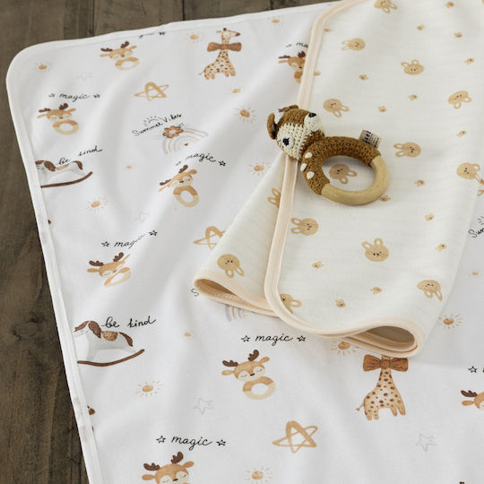 Nima Magic Baby-Soßtuch Beige 55x55cm. 2Stück