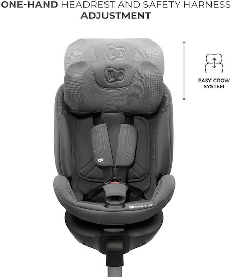 Kinderkraft Xrider 2 Baby Car Seat i-Size with Isofix Grey