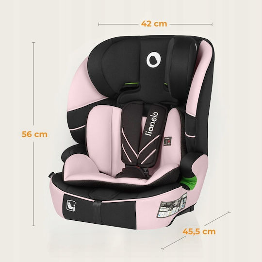 Lionelo Levi Fix Baby Car Seat i-Size with Isofix Pink Baby 9-36 kg
