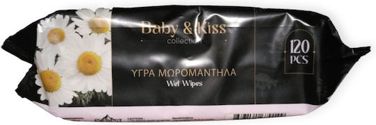 Baby & Kiss Μωρομάντηλα 120τμχ