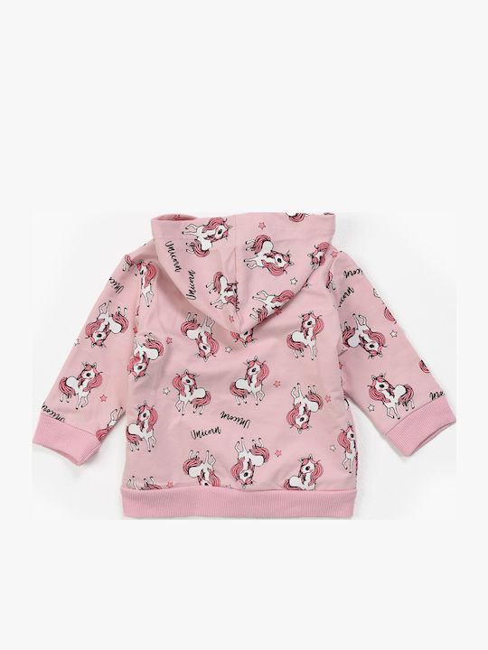 Kids' Set with Leggings Winter 3pcs Pink