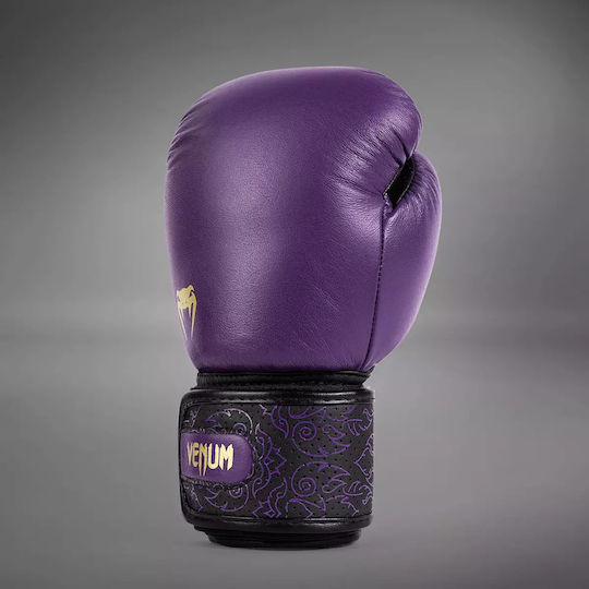 Venum Mănuși de Box din Piele pentru Competiție Violet