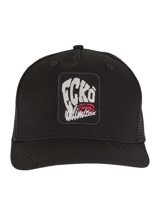 Ecko Unltd Trucker Cap Crossover Jet Black Yes Q2_2 Eckoca1039-02343