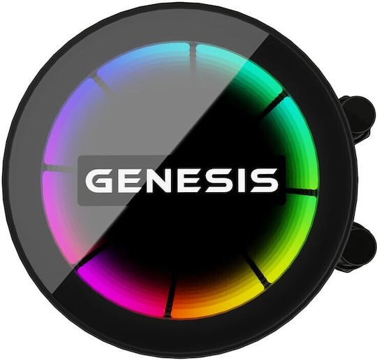 Genesis Hydria 360 ARGB Wasserkühlsysteme AIO CPU mit 3 Lüfterabmessungen 120mm