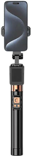XO SS23 Selfie Stick Τρίποδο Κινητού Bluetooth με Φωτισμό Μαύρο