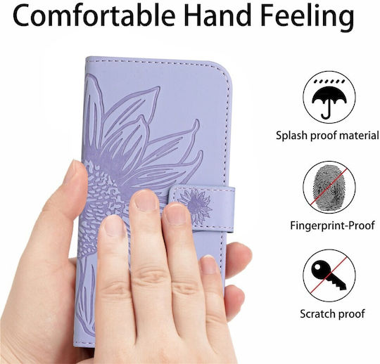 Sun Flower Wallet Violet (TCL 60R 5G)