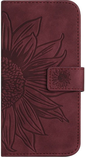 Sun Flower Brieftasche Burgundisch (TCL 60R 5G)