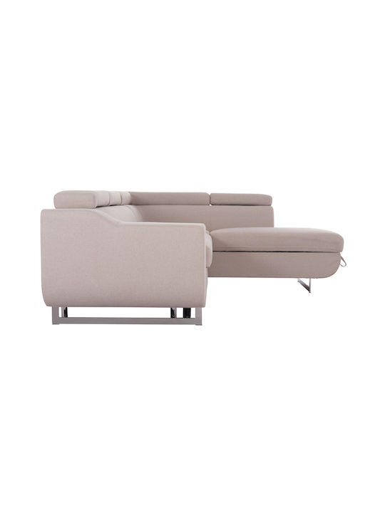 Encore Ecke Sofa Sofa mit Rechte Ecke & Stauraum Beige 285x205x90cm