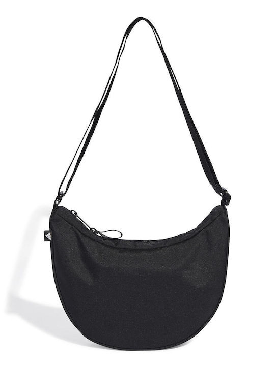 Essentials Women's Hobo Bag Black / Silver Metallic