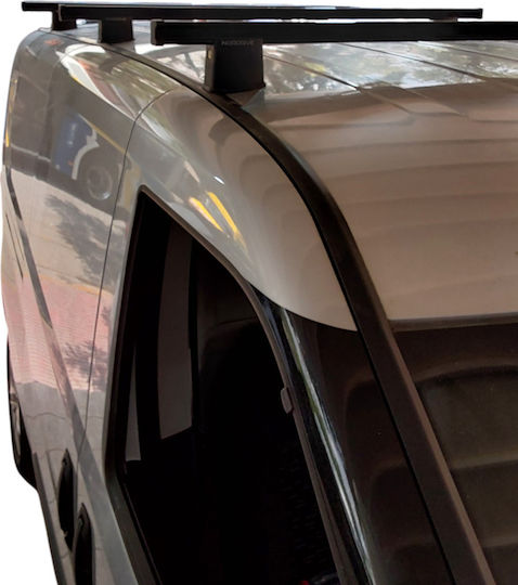 Nordrive Kit Car Roof Bars Legs Nordrive Kargo Iron Black Opel Combo 2012-2018 3 Pieces Mb.ocombo.08