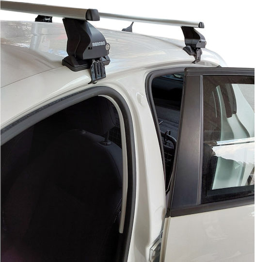 Menabo Kit Car Roof Bars Legs Menabo Aluminum Omega Medium Peugeot 208 5d 2015-2019 2 Pieces Mb.peugeot208.02
