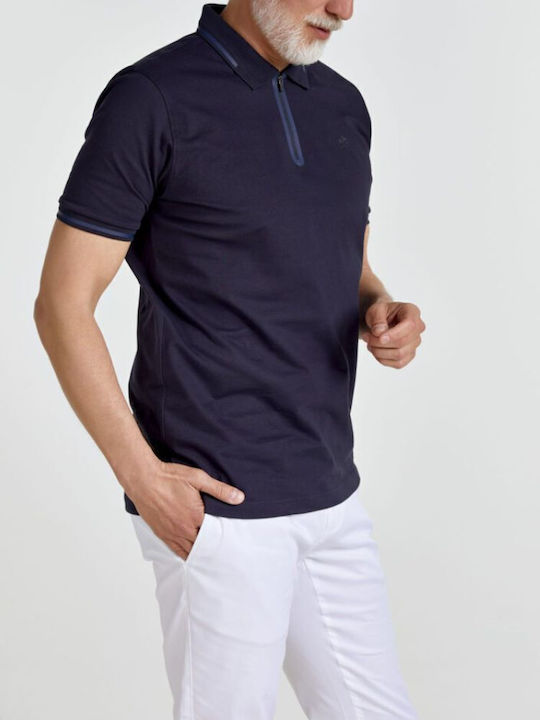 Polo Bluse Dark Navy