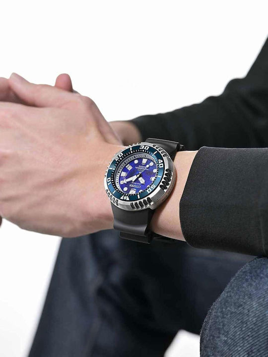 Citizen Promaster Ρολόι Μπαταρίας με Μεταλλικό Μπρασελέ Citizen Promaster Ρολόι Μπαταρίας με Μεταλλικό Μπρασελέ