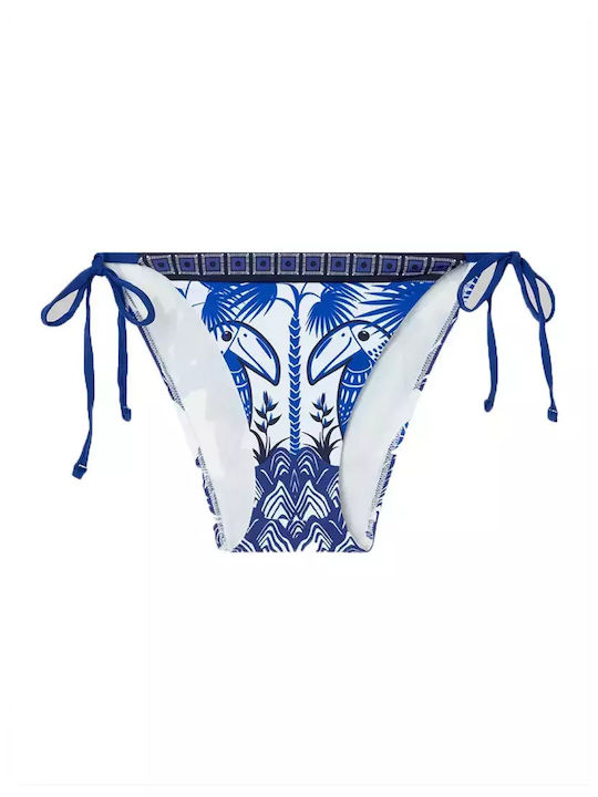 Slip Bikini Cu Dantelă Multicolor