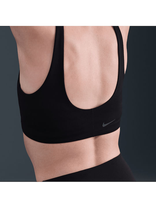 Nike Dri-Fit One Light Support Padded Bra Γυναικείο Μπουστάκι Μαύρο